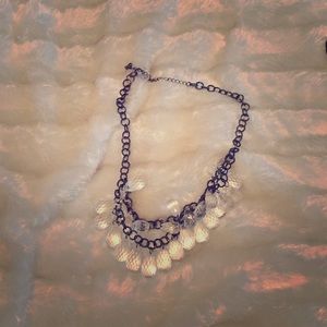 Gun metal necklace